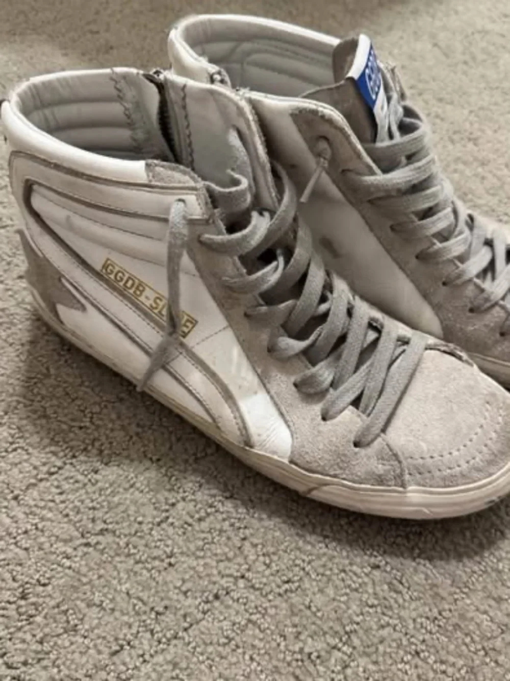 GOLDEN GOOSE SLIDE HIGH-TOP SNEAKERS - Picture 4 of 4